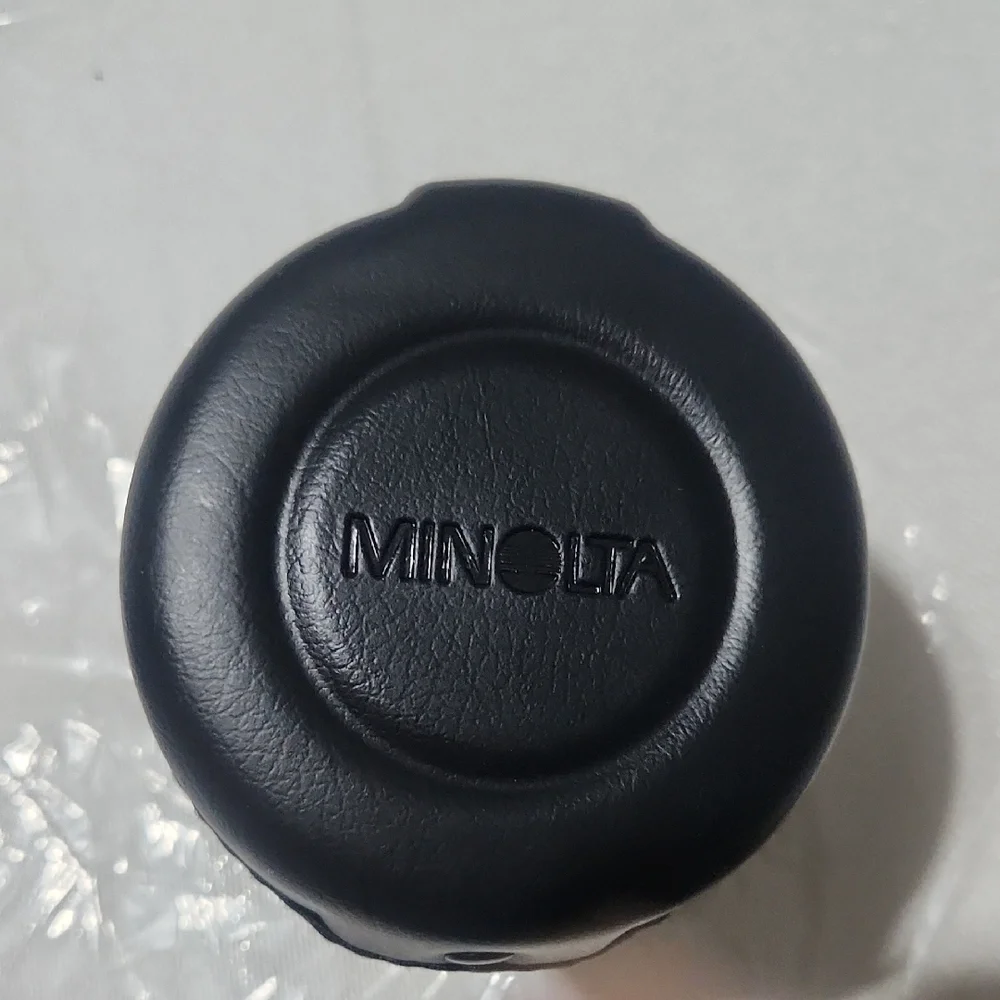 Black LENS CASE soft LS-1200 COLLAPSABLE Genuine MINOLTA Konica NEW in BOX